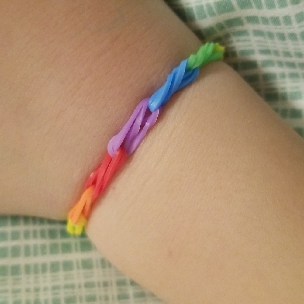 Rainbow dash bracelet